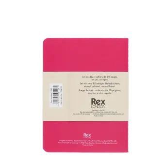 A6 notebooks (set of 2) - Pinks