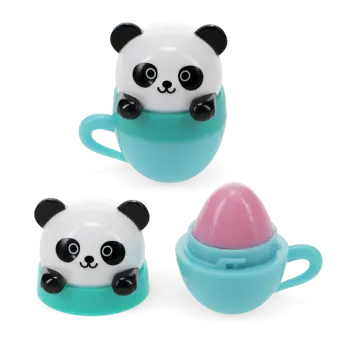Mini berry scented lip balm (assorted) - Teacup animal friends