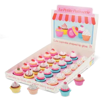 Mini berry scented lip gloss (assorted) - Cupcake