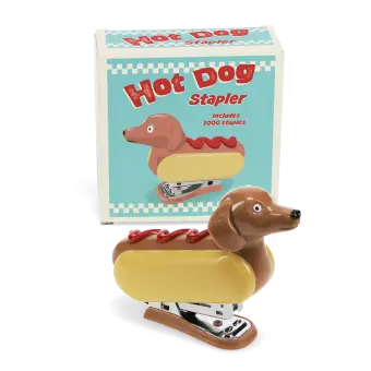 Mini stapler with 1000 staples - Hot Dog