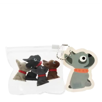 Erasers (set of 4) - Dogs
