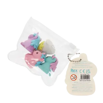 Erasers (set of 4) - Unicorns