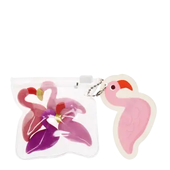 Erasers (set of 4) - Flamingoes