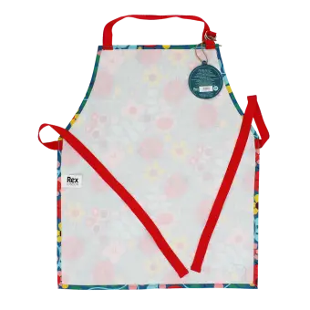 Wipeable cotton children's apron - Ladybird