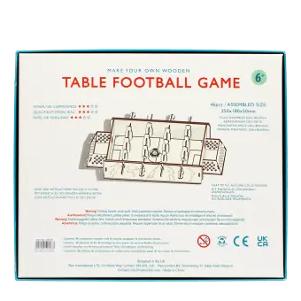 Make your own wooden table game - Football