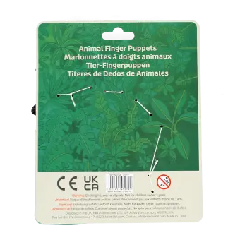 Animal finger puppets (set of 5) - Safari