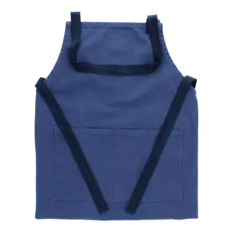 Two-tone utility apron - Indigo blue