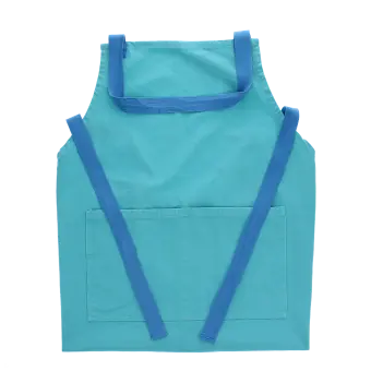Two-tone utility apron - Pale blue