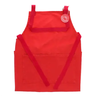 Two-tone utility apron - Red