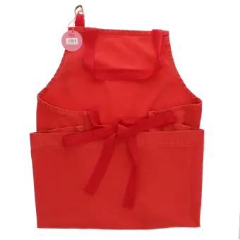 Two-tone utility apron - Red