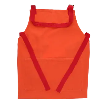 Two-tone utility apron - Coral