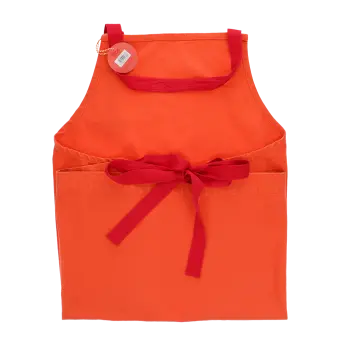 Two-tone utility apron - Coral