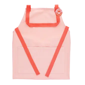 Two-tone utility apron - Pink