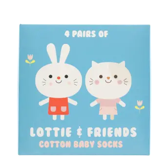 Baby socks (4 pairs) - Lottie and Friends