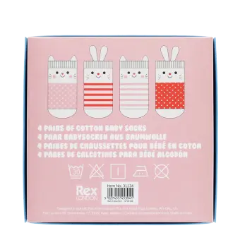 Baby socks (4 pairs) - Lottie and Friends