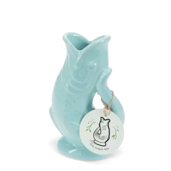 Aqua fish vase