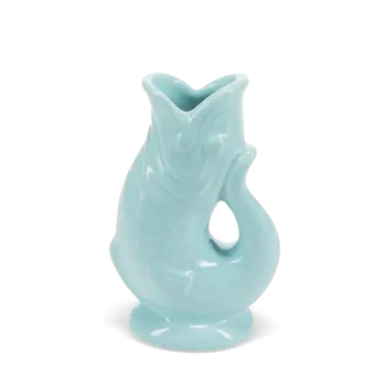 Aqua fish vase