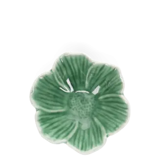 Small green flower bowl