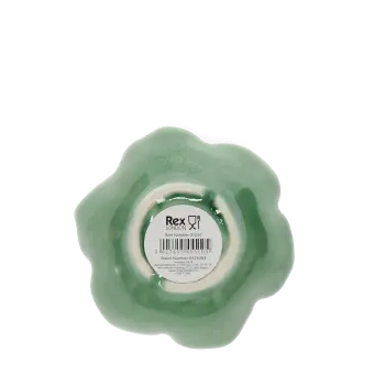 Small green flower bowl