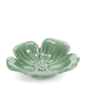 Medium green flower bowl