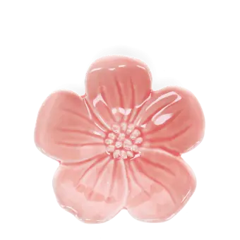 Medium pink flower bowl