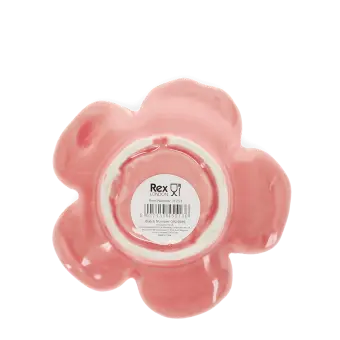 Medium pink flower bowl