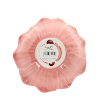 Large pink flower bowl
