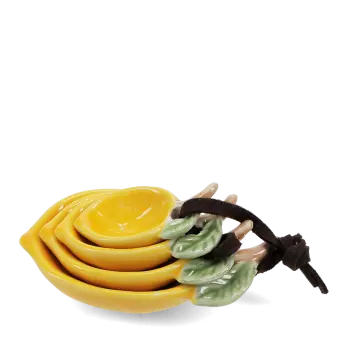 Ceramic measuring cups (set of 4) - Lemons