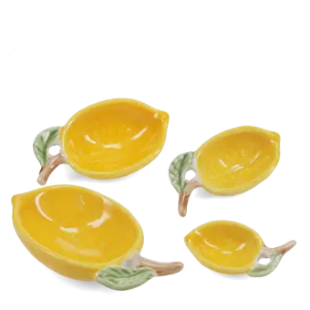 Ceramic measuring cups (set of 4) - Lemons