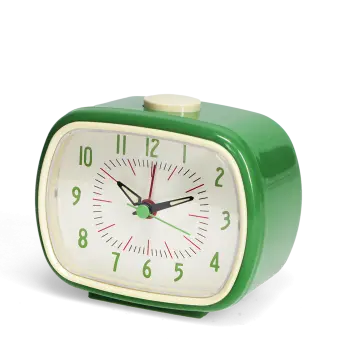 Retro alarm clock - Green
