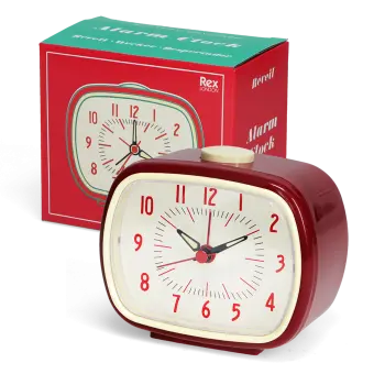 Retro alarm clock - Red
