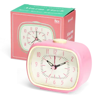 Retro alarm clock - Pink