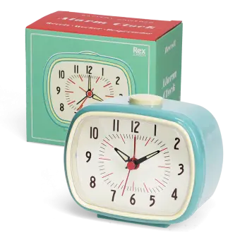 Retro alarm clock - Blue