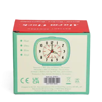 Retro alarm clock - Blue