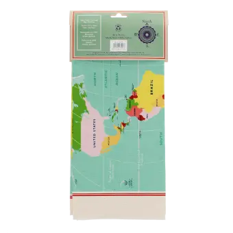 Tea towel - World Map