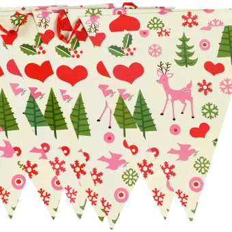 Christmas bunting - 50s Christmas