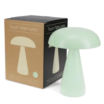 Touch dimmable mushroom table lamp - Mint green