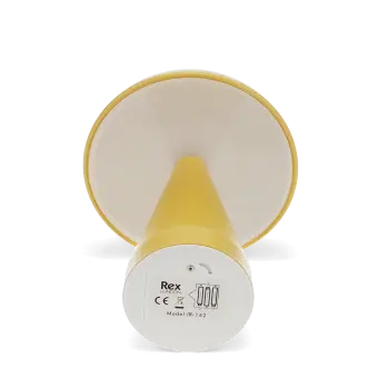 Touch dimmable mushroom table lamp - Mustard yellow