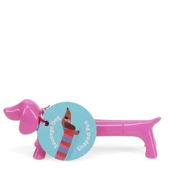 Sausage dog shaped pen - Pink