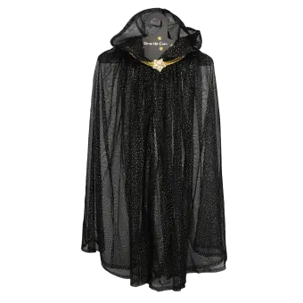 Children's glitter cape - Black