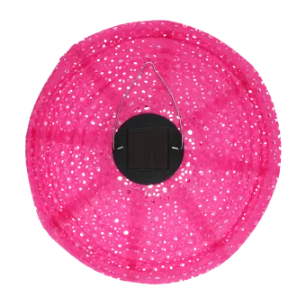 Outdoor solar UFO lantern - Fuchsia