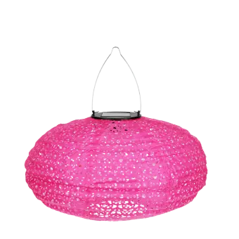 Outdoor solar UFO lantern - Fuchsia