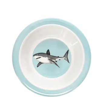 Children's melamine bowl - Sharks