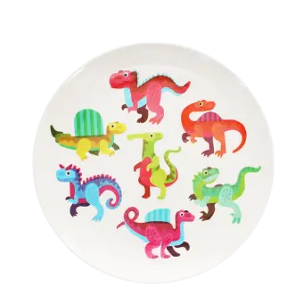 Children's melamine plate - Baby Dinos