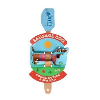 Cookie cutter & spatula - Sausage Dog