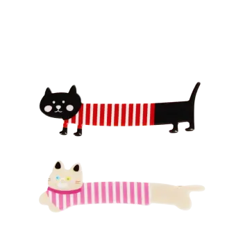 Hair clips (set of 2) - Cats