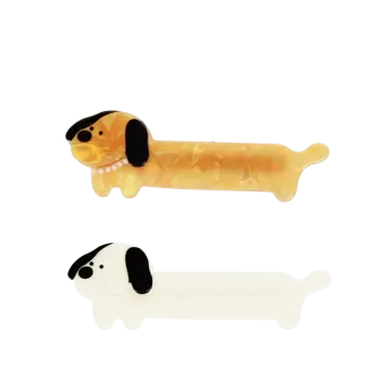 Hair clips (set of 2) - Sausage dogs