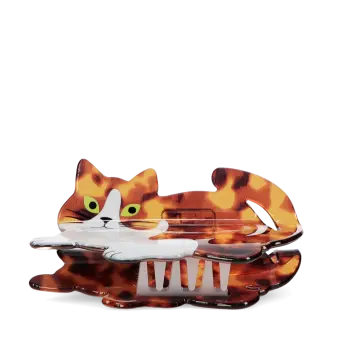 Hair claw clip - Cat