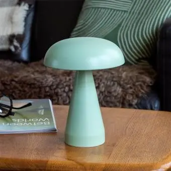 Dimmable mushroom touch lamp - Mint green