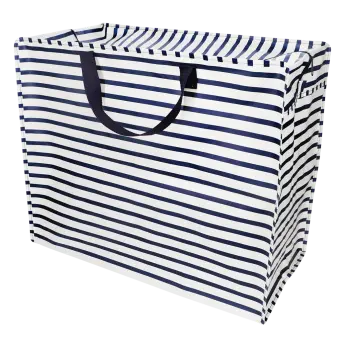 Jumbo storage bag - Nautical stripes